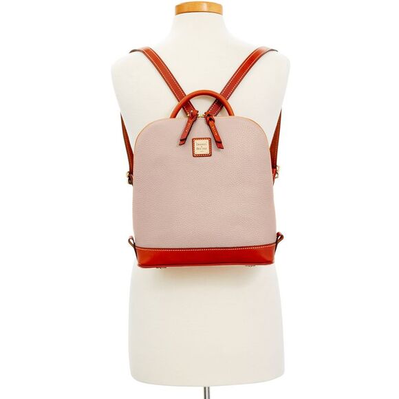 Dooney & Bourke Pebble Grain Zip Pod Backpack - Oyster - Picture 4 of 4